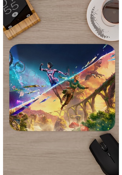 Split Fiction Kaymaz Dikişli Kauçuk Oyuncu Mousepad V1 - 22x18 Gaming Mouse Pad Fare Altlığı