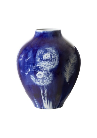 Mudo Home Amalfı Vazo 42x52 Cm Mavi