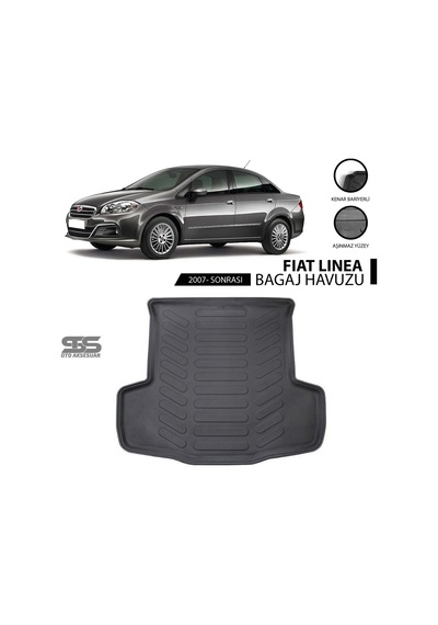 Fiat Linea Bagaj Havuzu 2007 Sonrası Havuzlu Bagaj Paspası