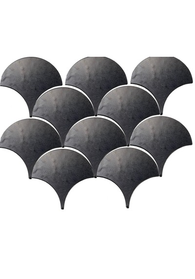 Armada Çini 17x17 Cm Mat Metalik Balık Pulu Seramik