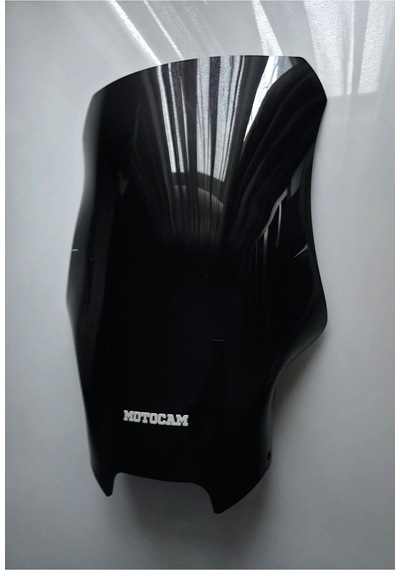 Motocam Kawasaki Versys 650 Ön Cam 2010-2014 Model 52cm Siyah Renkli 4mm Uzun