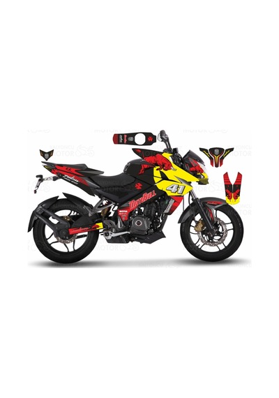 Bajaj Pulsar 200 Ns Motobul 41 Design Sticker Set