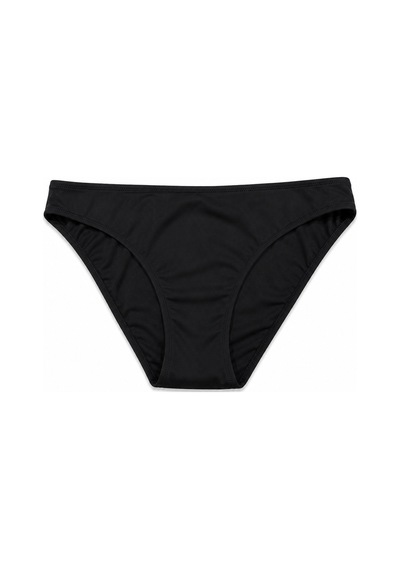Büyük Beden Klasik Kadın Bikini Alt Siyah