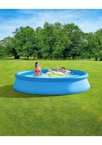 Şişme Bahçe Havuzu Büyük Boy Çocuk Aile Havuzu 305x76 Cm Easy Havuz Kaliteli Yeni Model Çok Renkli