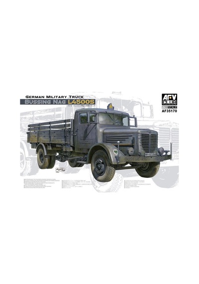 1/35 German Bussıng Nag L4500s Askeri Araç Maketi, Afv Club 35170