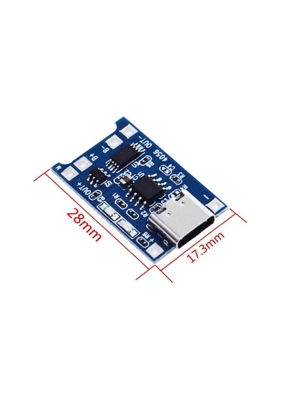 Tp4056 Korumalı Lityum Pil Şarj Devresi Micro Usb 18650 N11.3974