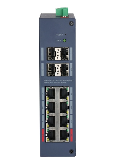 Dahua 12port 125w Poe 4-sfp Yönetilebilir Switch Chs4412-8gt-125
