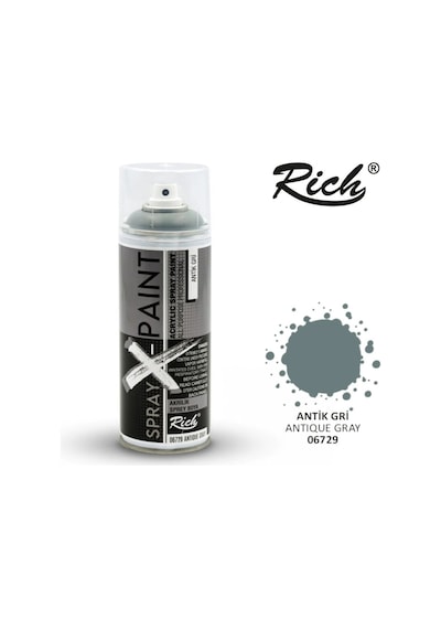 X Paınt Sprey Boya 400 Ml Antik Gri Antik Gri