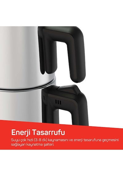 Arzum AR3158 Neosteel 1.8 L Çay Makinesi