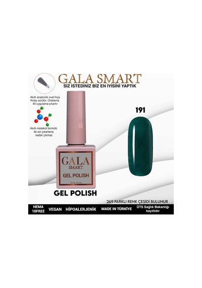 Gala Smart Classic Kalıcı Oje 10 Mle No:191