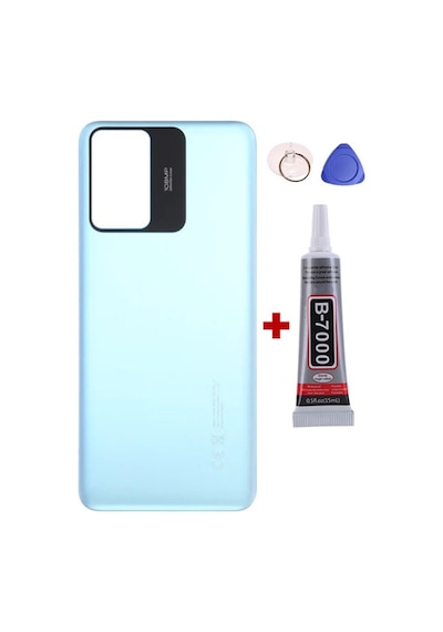 Xiaomi Redmi Note 12s Mavi Arka Kapak Batarya Kapağı Pil Kapağı Yapışkan Ve Sökme Aparatıyla Beraber Full Set Mavi