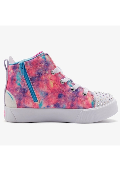 Skechers Twinkle Magic Kids Sneaker Lastik Bağcıklı Işıklı Çocuk Ayakkabısı Mor Mor