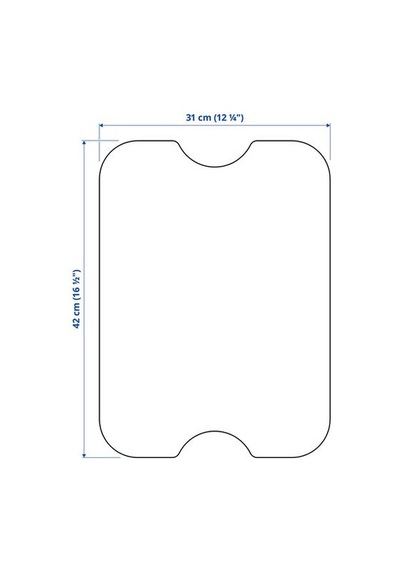 Ikea Norråva Servis Arabası Kapağı-tepsi, Bambu, 42x31 Cm