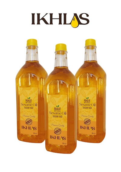 Ikhlas Soğuk Sıkım Susam Yağı 3 x 2 L