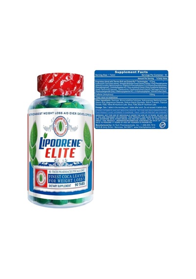 Hi-tech Pharma Lipodrene Hardcore Elite Fat Burner 90 Tablet