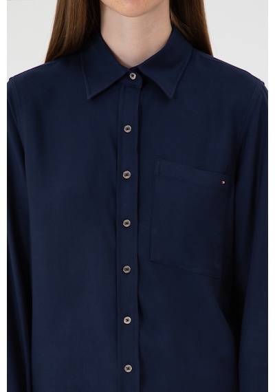U.s. Polo Assn. Kadın Lacivert Gömlek Desenli 50316412-vr033 Lacivert