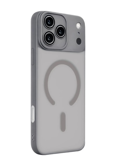 Apple İphone 17 Pro Max Jota Lensli Magsafe Kapak - Titan Gri