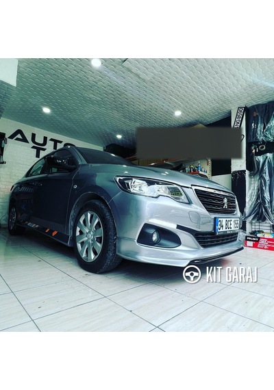 Kit Garaj Peugeot 301 Makyajlı Ön Ek Plastik Boyasız