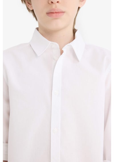 Defacto Erkek Çocuk Okula Dönüş Regular Fit Polo Yaka Poplin Uzun Kollu Gömlek T8853a625auwt83 Beyaz Defacto Erkek Çocuk Okula Dönüş Regular Fit Polo Yaka Poplin Uzun Kollu Gömlek T8853a625auwt83 Beyaz