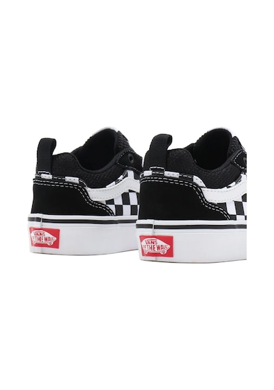 VANS Ayakkabı VN0A3MVP5GX1 YT Filmore (Checkerboard) Black/Whte 35 Siyah