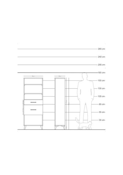 Arges Dolap 3 Raflı 2 Çekmeceli 60x30x163 Antrasit-aytaşı Antrasit Arges Dolap 3 Raflı 2 Çekmeceli 60x30x163 Antrasit-aytaşı Antrasit