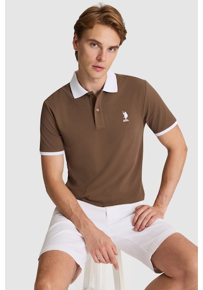 U.S. Polo Assn. U.s. Polo Assn. Erkek Kahverengi Tişört Basic 50326978-vr029