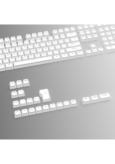 130 Keys Pudding Keycaps Klavye Tuş İki Renki Kalıplama Keycaps 15