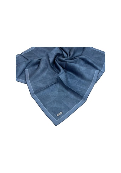 Belli İpek Eşarp - 4201-34 İndigo Twill