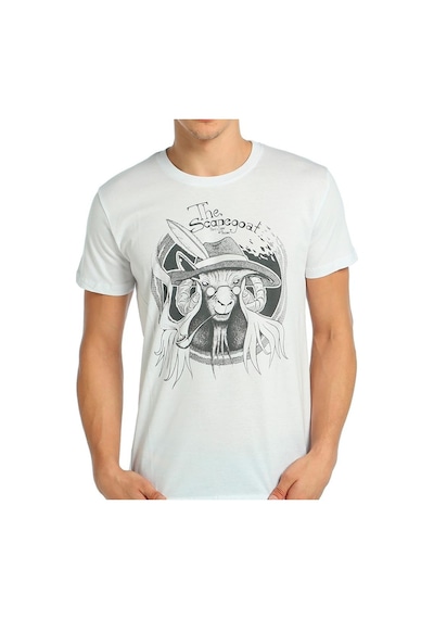 Bant Giyim - Scape Goat Beyaz Erkek T-Shirt Tişört Bant Giyim - Scape Goat Beyaz Erkek T-Shirt Tişört