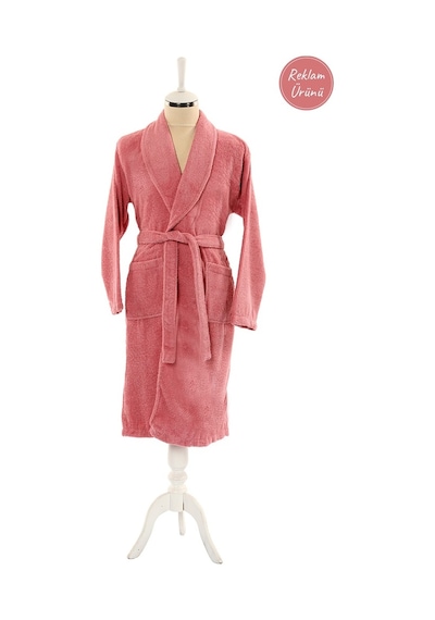 Özdilek Trendy Şal Yaka Bornoz Koyu Pembe L Beden (Şalyaka) Pembe