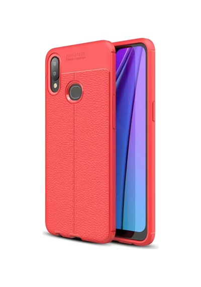 Galaxy A10s Kılıf Auto Focus Kapak - Kırmızı