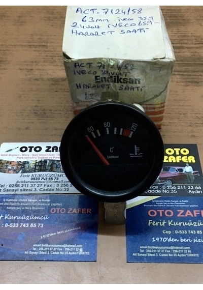 Endiksan Takosan Act 7124/58 Hararet Saati 63mm 24volt İveco