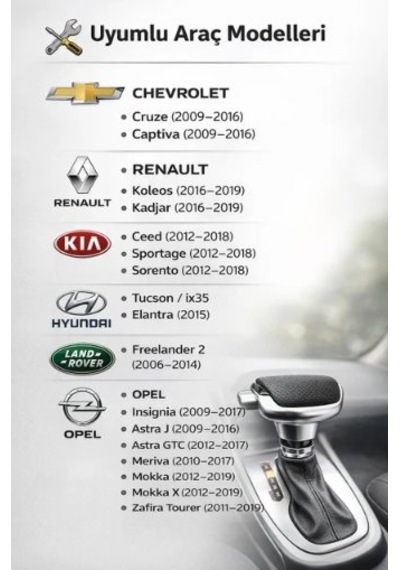 Opel Astra J Insignia A B Mokka Zafira Karbon Vites Topuzu Karbon
