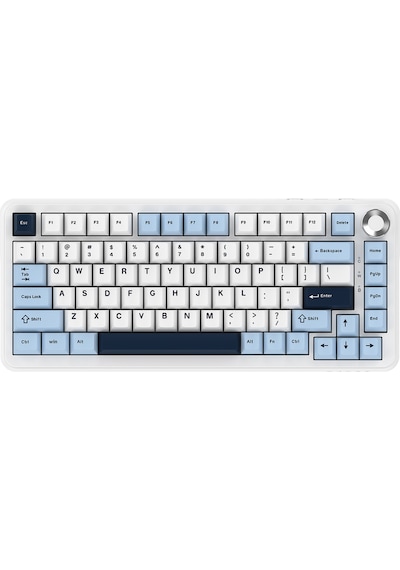 Ak820 Max Plus - Hot-swap-dinamik Rgb Mekanik Oyun Klavyesi Day Dream Switch - Lacivert Beyaz