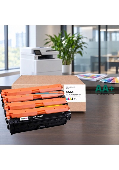 Hp 651a Cmyk Uyumlu Toner Seti Aa Plus / Laserjet Enterprise 700 Color Mfp M775 / Ce340a / Ce341a / Ce342a / Ce343a