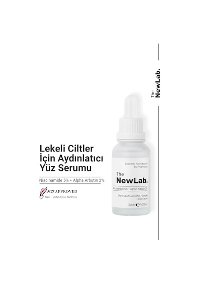 The NewLab Leke Karşıtı Arbutin Cilt Bakım Serumu 30ml ( Niacinamde %5 Alpha Arbutin %2)