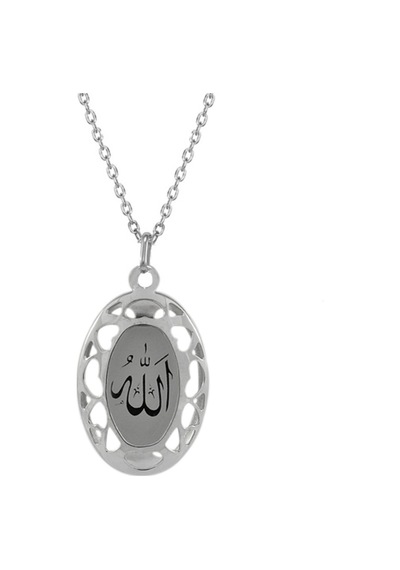 Allah Yazılı Gümüş Kolye G296Kl Altınsepeti