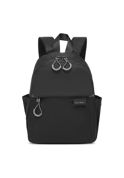 Smart Bags Siyah Günlük Mini Boy Hafif Kadın Sırt Çantası