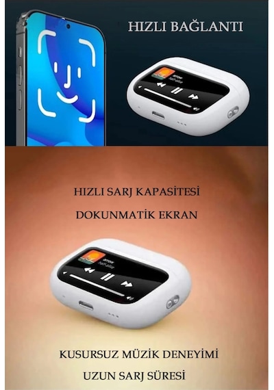 2. Nesil Pro 2 Kulaklık Anc Mod Özellikleri Aktif Ios Android Uyumlu Wireless Şarjlı