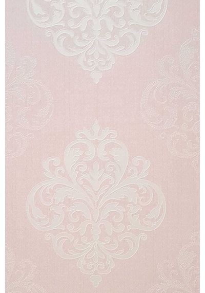 Flamingo 17241 Pembe Damask Desenli Duvar Kağıdı - Tutkal Dahil Fiyatıdır Karışık, Çok Renkli