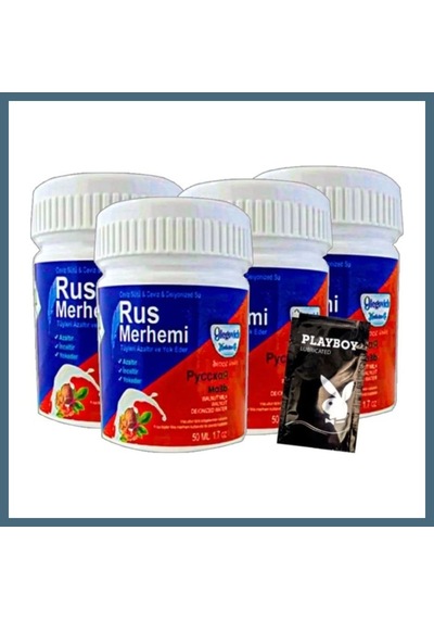 Bezos Süper Rus Merhemi Glegnid Blue Tüy Kremirus Merhemi 4 Tane X 50 Ml + Yanında Jel Agc