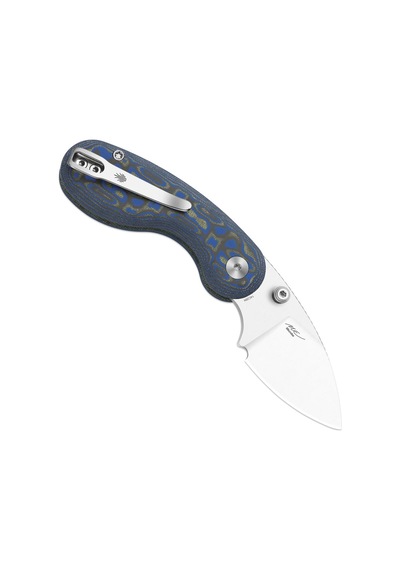 Kizer Microbe Kizer Button Liner Lock Micarta With Vortex Pattern 14c28n Kizerv 2742a6 Kamp Çakısı Kum