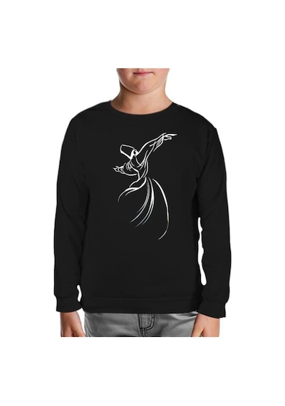 Lord Tshirt Mevlana Siyah Çocuk Sweatshirt Siyah