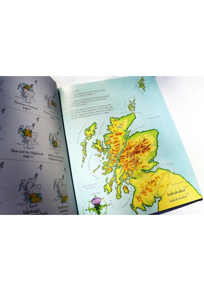 Birlinn - Sticker Atlas Of Scotland