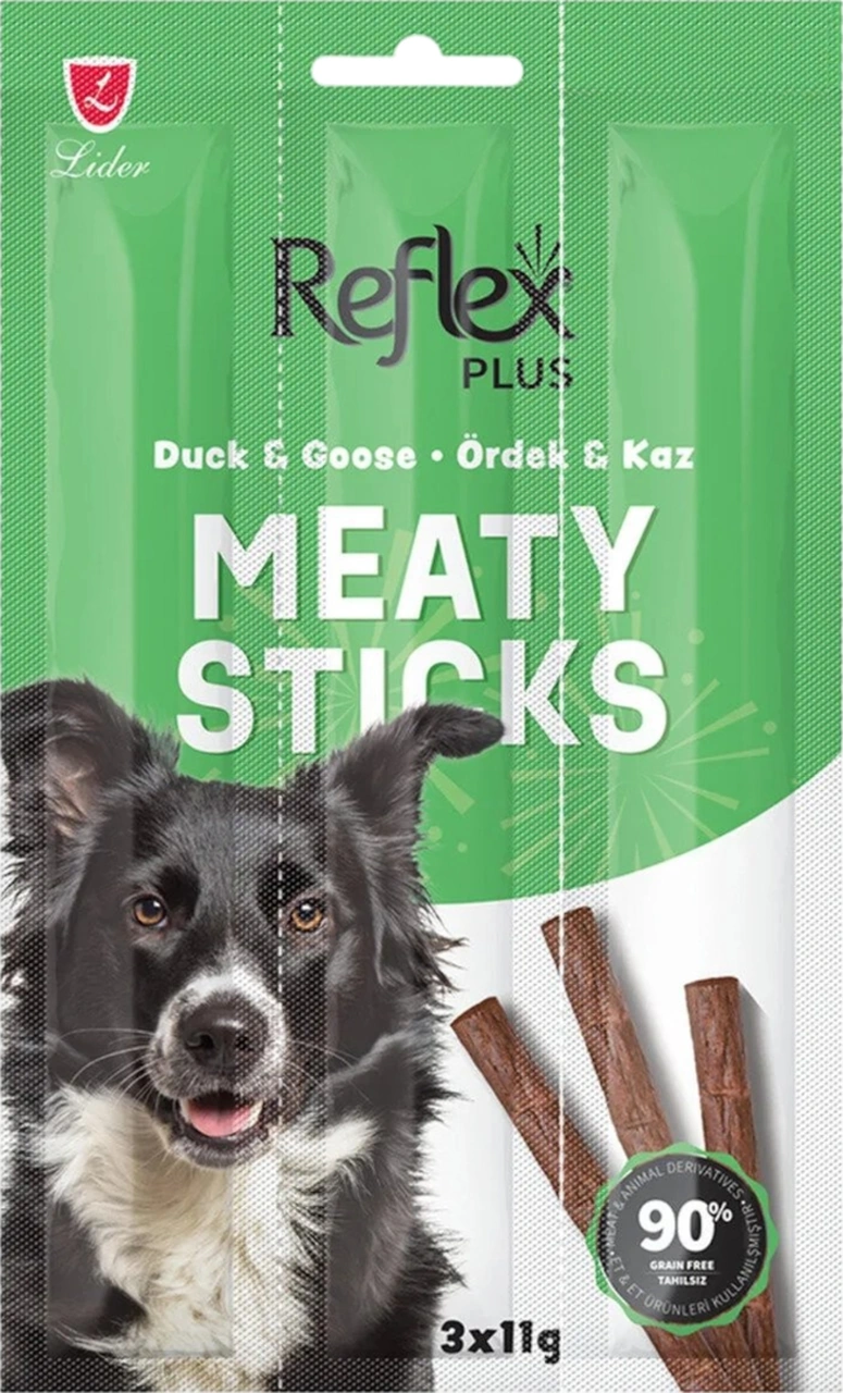Meaty Sticks Ördek Ve Kaz Etli Köpek Ödül Çubuğu 3x11gr