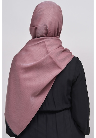 Altobeh Kadın Düz Renk Pırıltı Simli Tesettür Shawl Parlak Abiye Şal - Maron