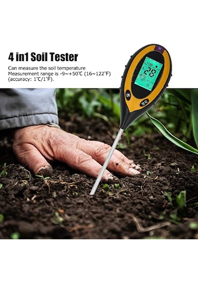 Fdit Toprak Test Kiti 4'ü 1 Arada Toprak Test Cihazı Dijital Nem Işığı Ve Metre, Kapalı/dış Mekan Bitkileri Bakımı Toprak Sensörü Sku: Smgstk7b87a37cf1