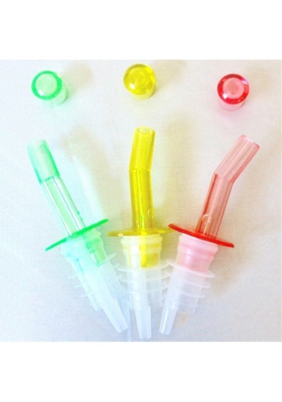 Plastik Kapaklı Şişe Tıpası 2 Adet Asorti Çok Renkli Diğer
