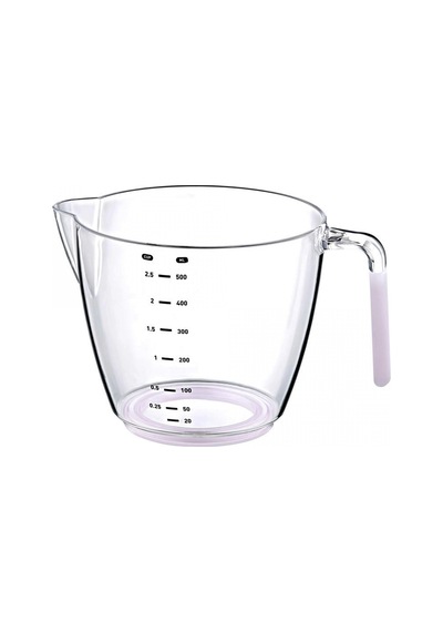 Ölçü Ve Hamur Kabı 500 Ml - Silikon Sap Abanoz