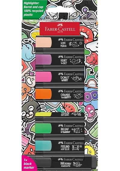 Faber-castell Graffiti Textliner 46, 8x Diğer
